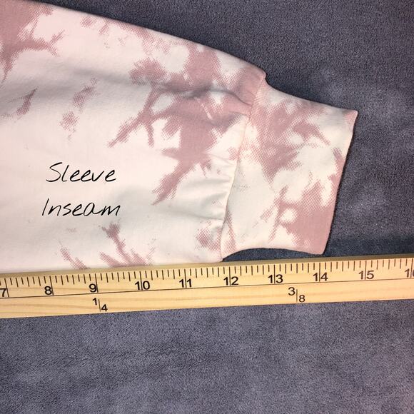 Varley Romero Sweatshirt Tan Tie Dye Collared Half Zip Pullover Size S NWT - Picture 10 of 10